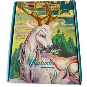 Wooden Kalimba Thumb Piano Boxed Set Complete 17 Key Musical Instrument